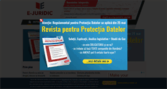 Desktop Screenshot of e-juridic.manager.ro