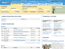 Tablet Screenshot of manager.lt