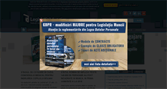 Desktop Screenshot of legislatiamuncii.manager.ro