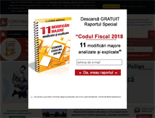 Tablet Screenshot of contabilul.manager.ro